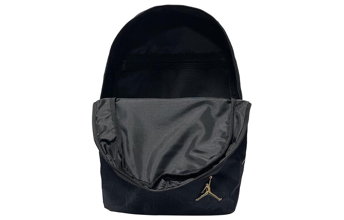 Air Jordan B&G Logo Backpack 'Black Gold' FZ1741-010 - 5