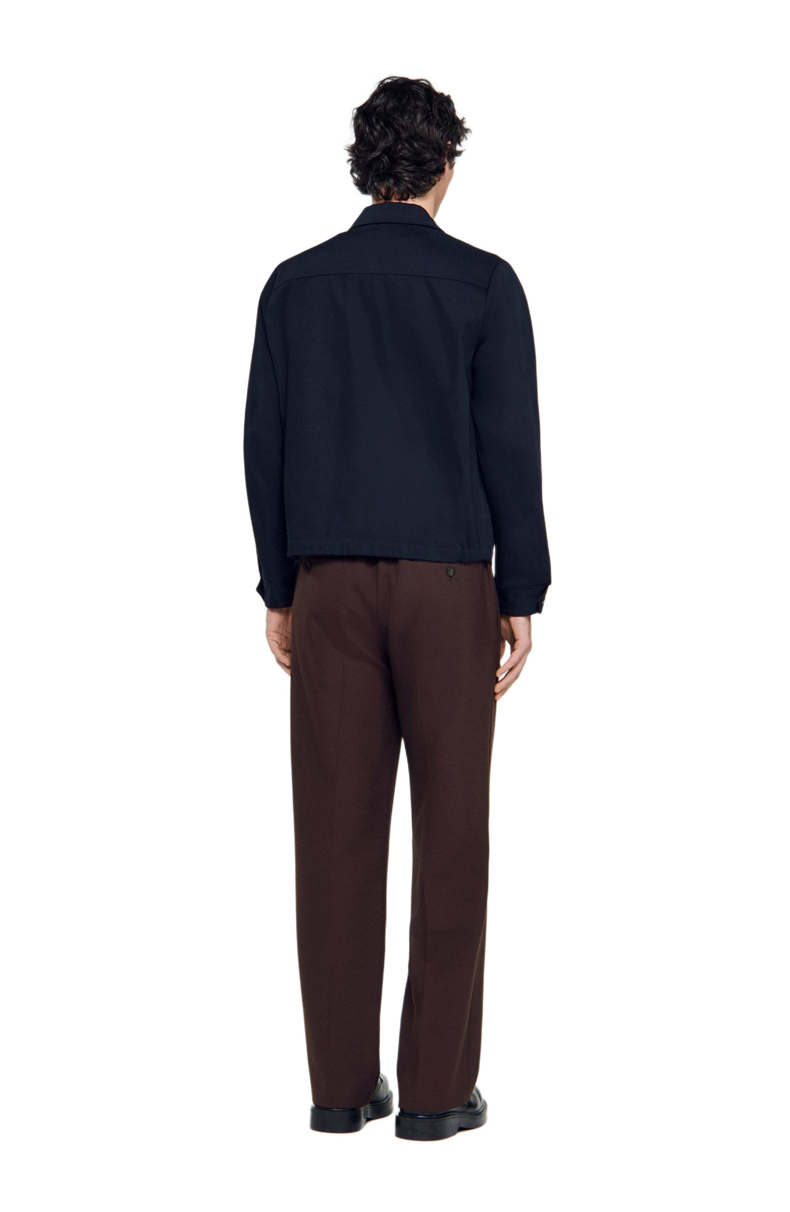 SANDRO Cotton jacket in Navy Blue at Nordstrom - 2