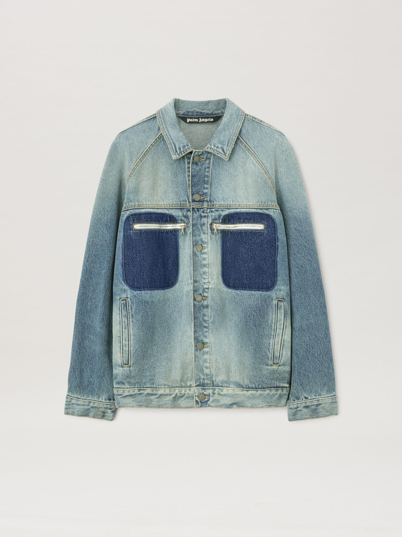 Reserve Dye Loose Denim Jacket 1