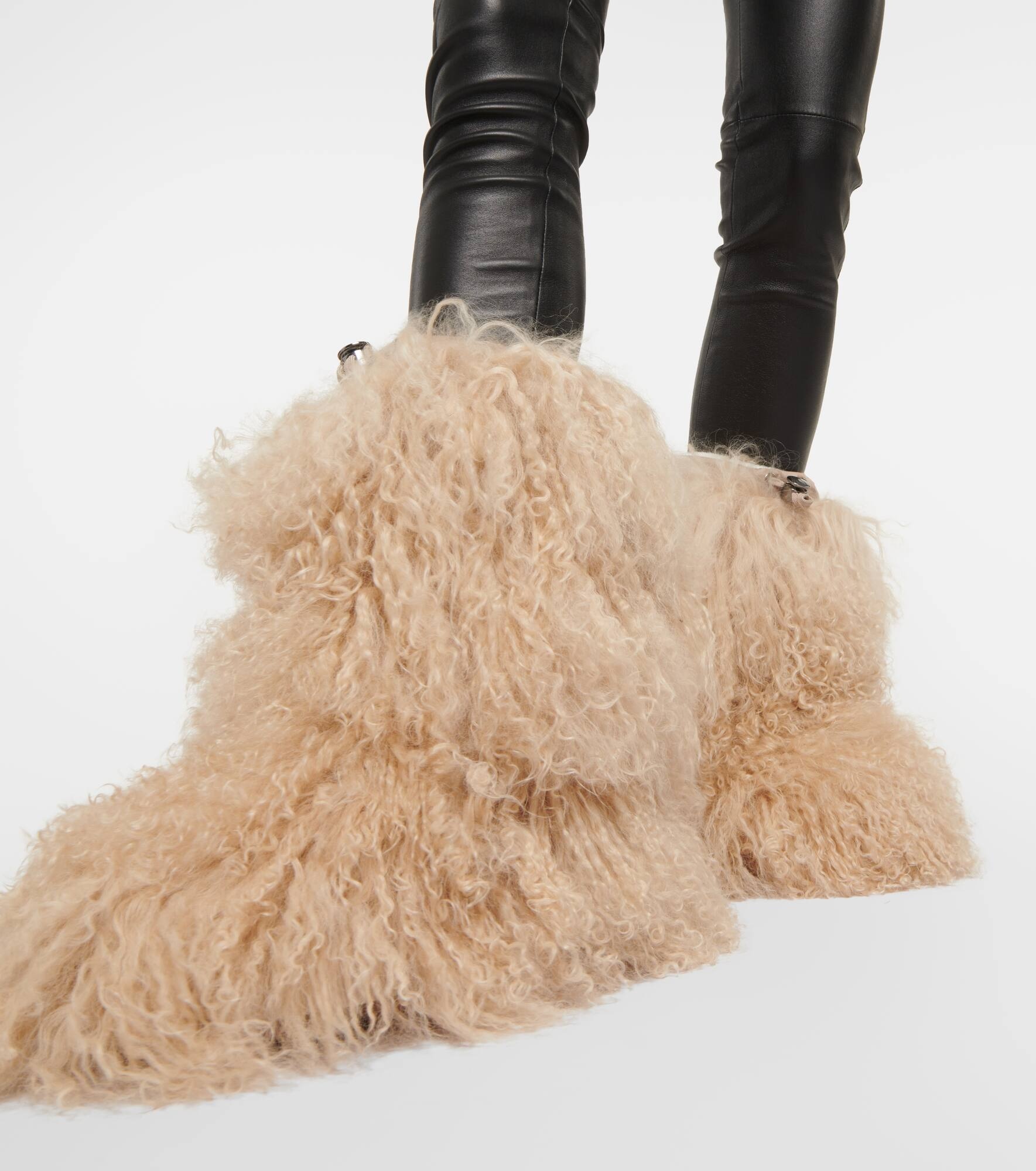 Les Arcs shearling snow boots - 4