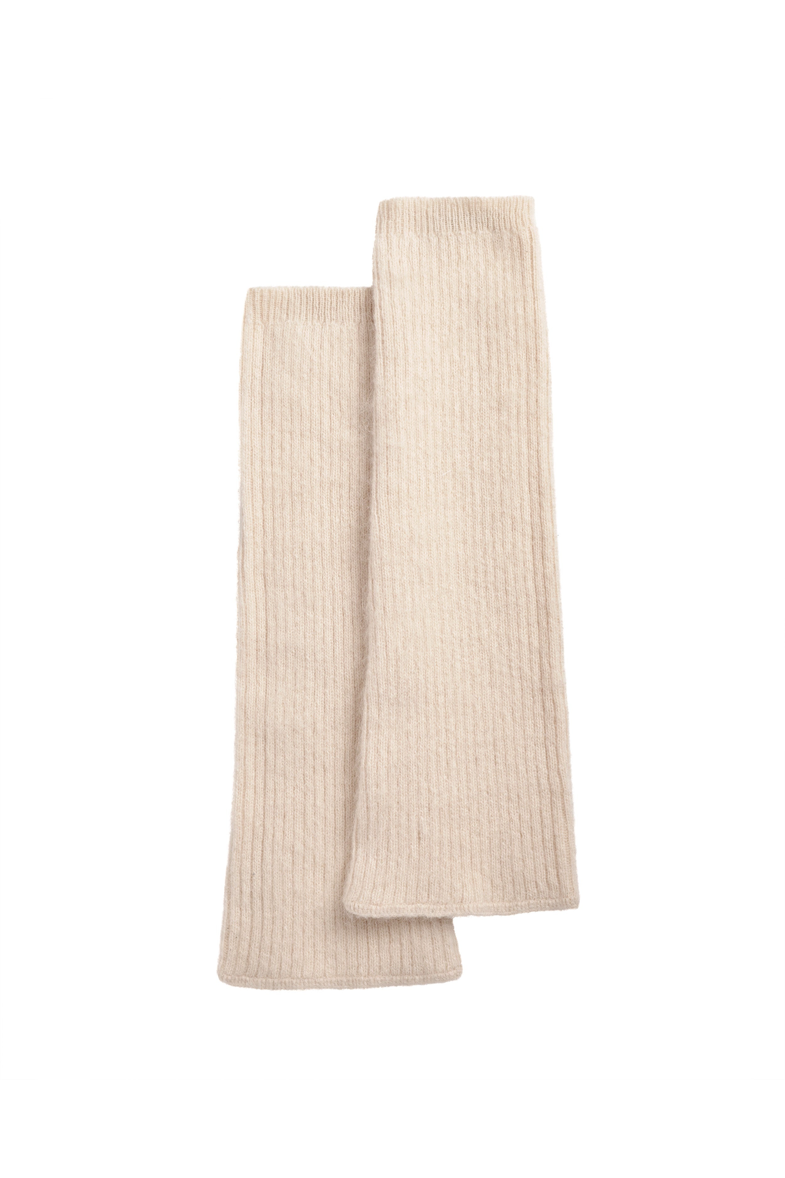 MOHAIR RIB LEG WARMERS - 1