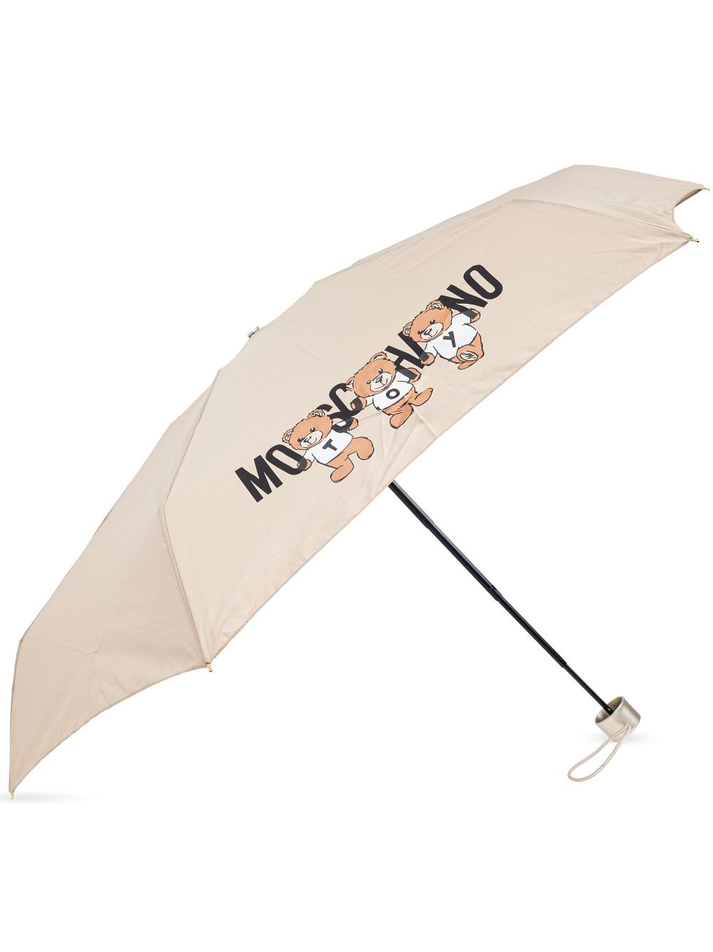 teddy bear-logo print compact umbrella - 1