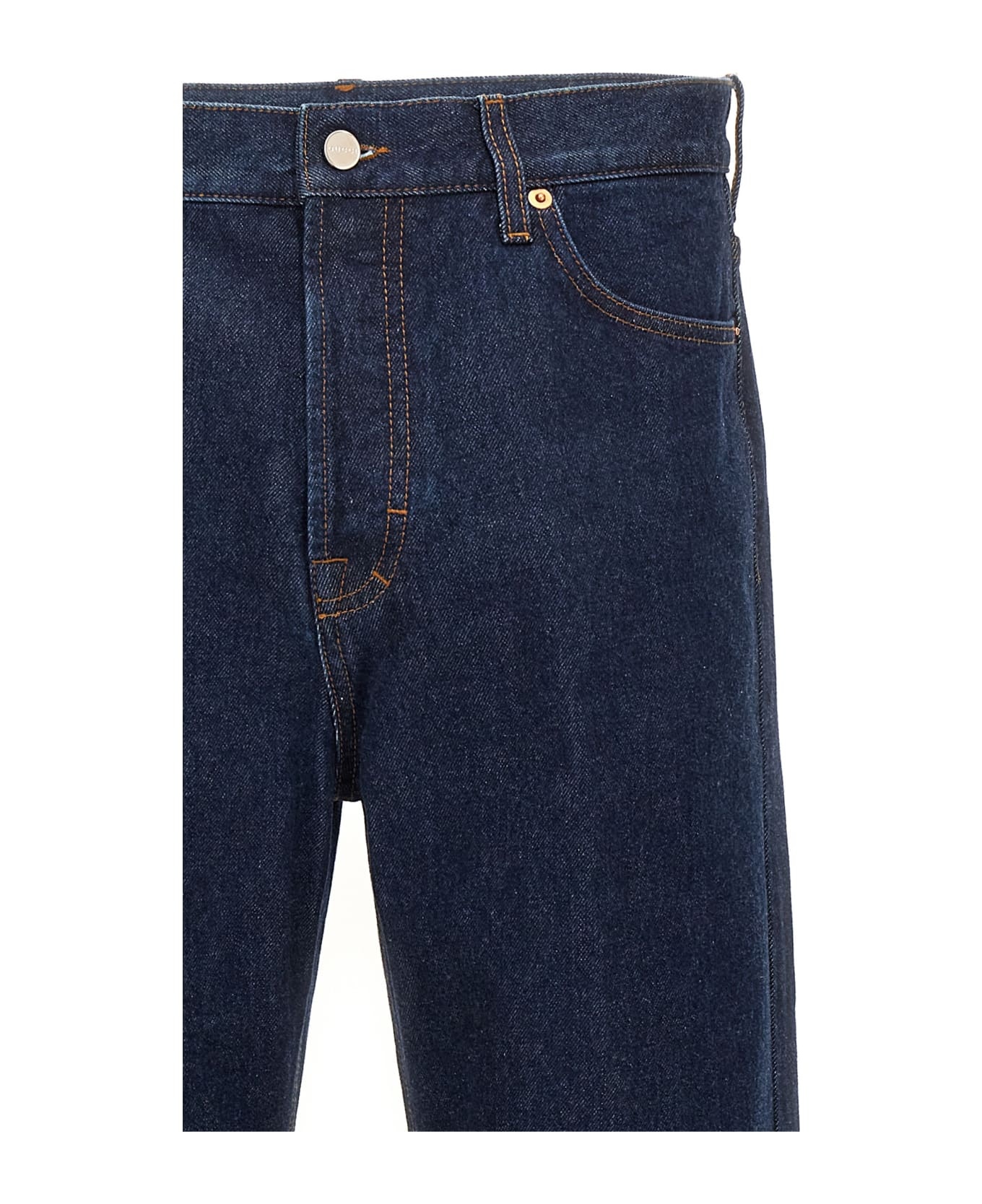 Stretched Pleated Jeans - 3