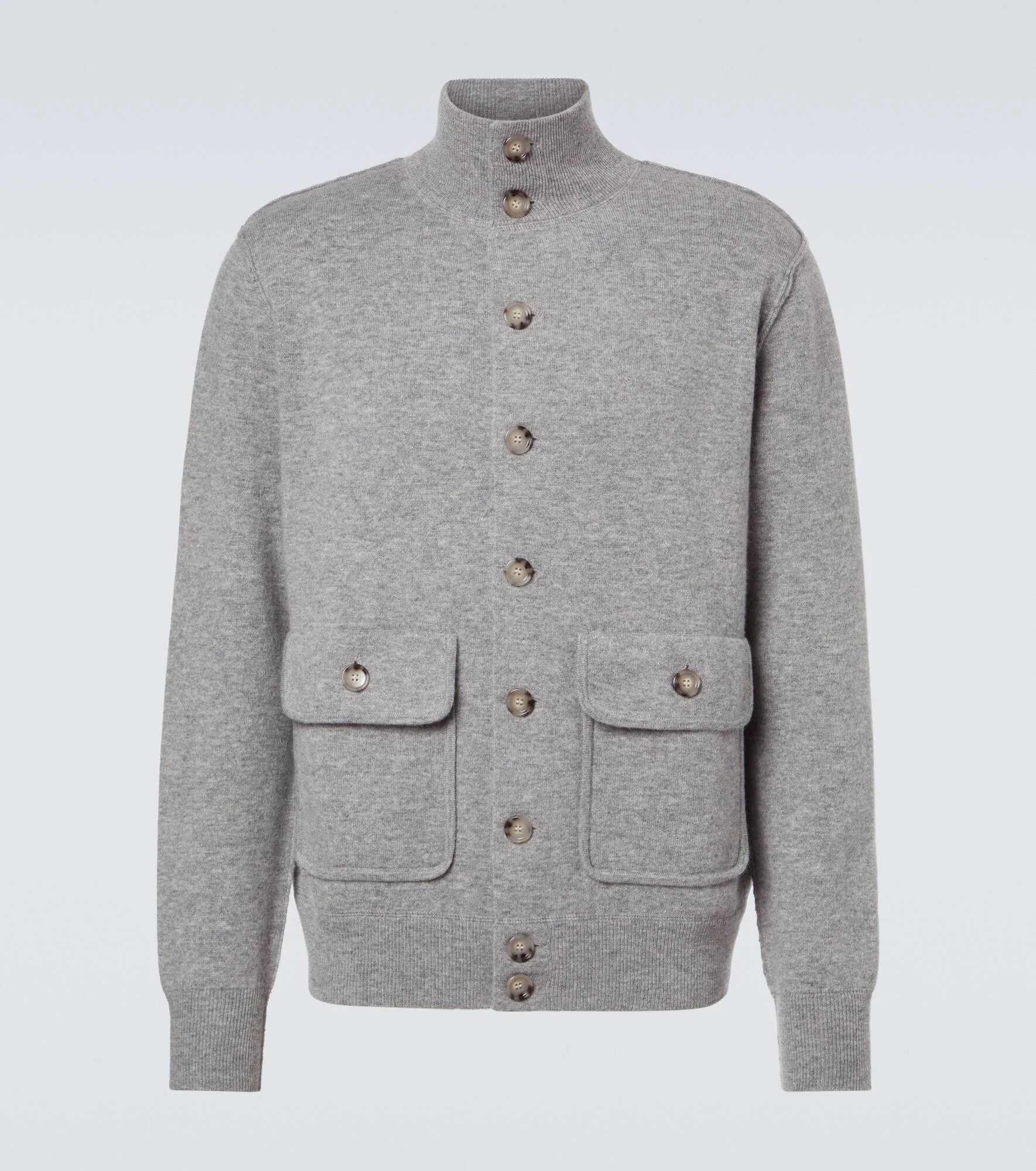 Wool and cashmere jacket - 1