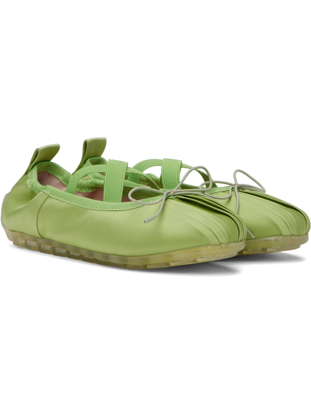 Green Grip Ballerina Flats - 4