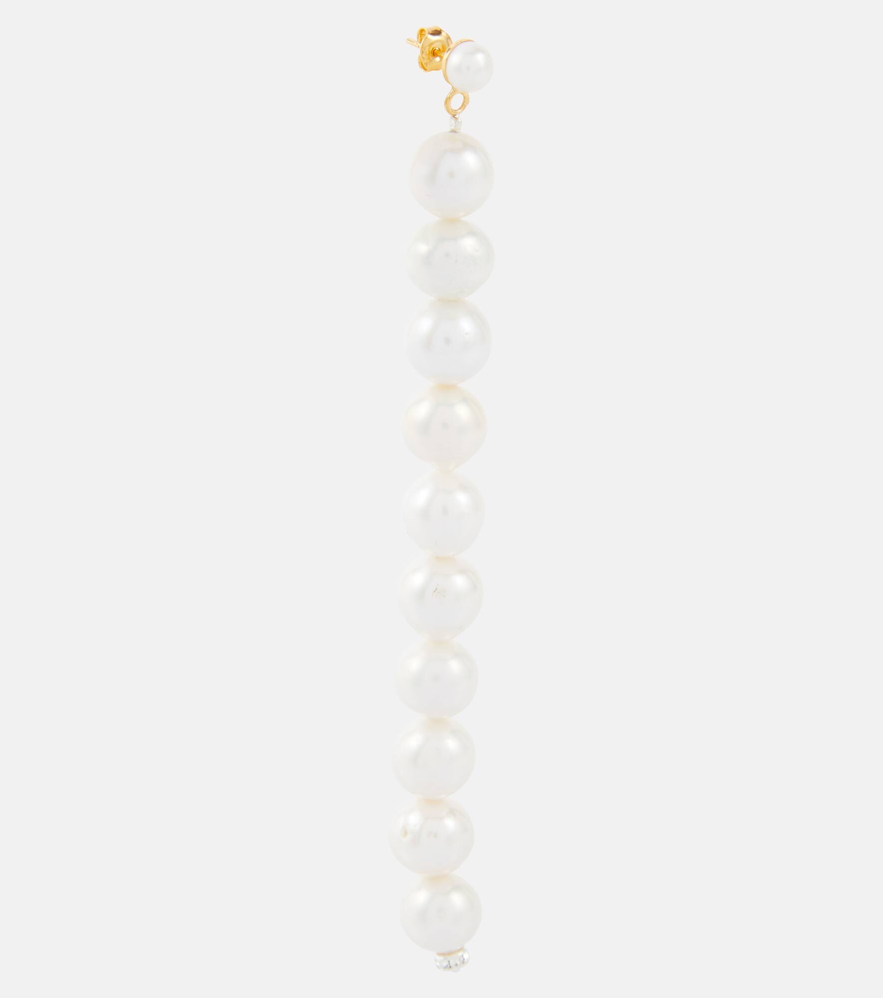Pearl drop earrings - 2