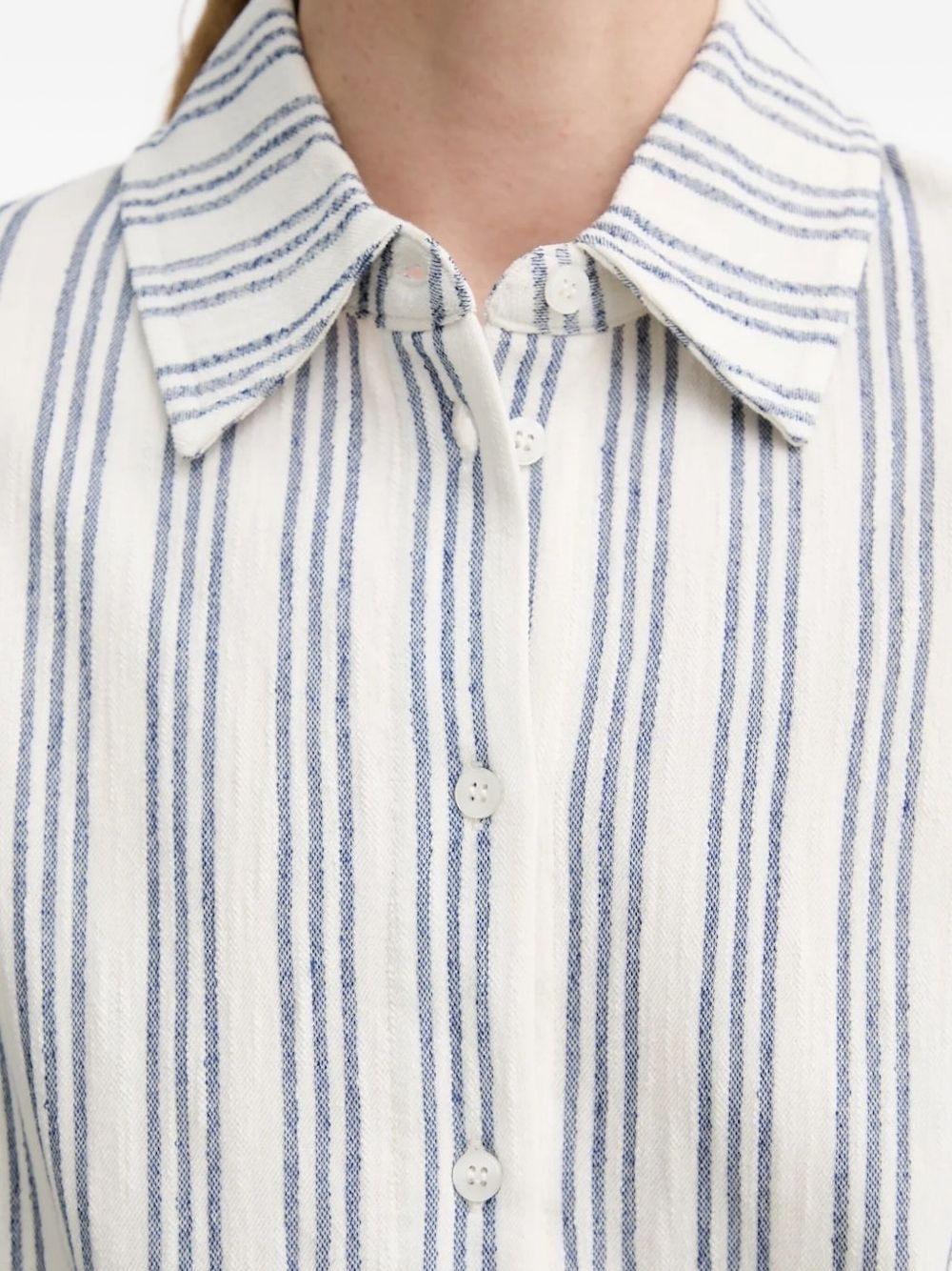 striped short-sleeve shirt - 5