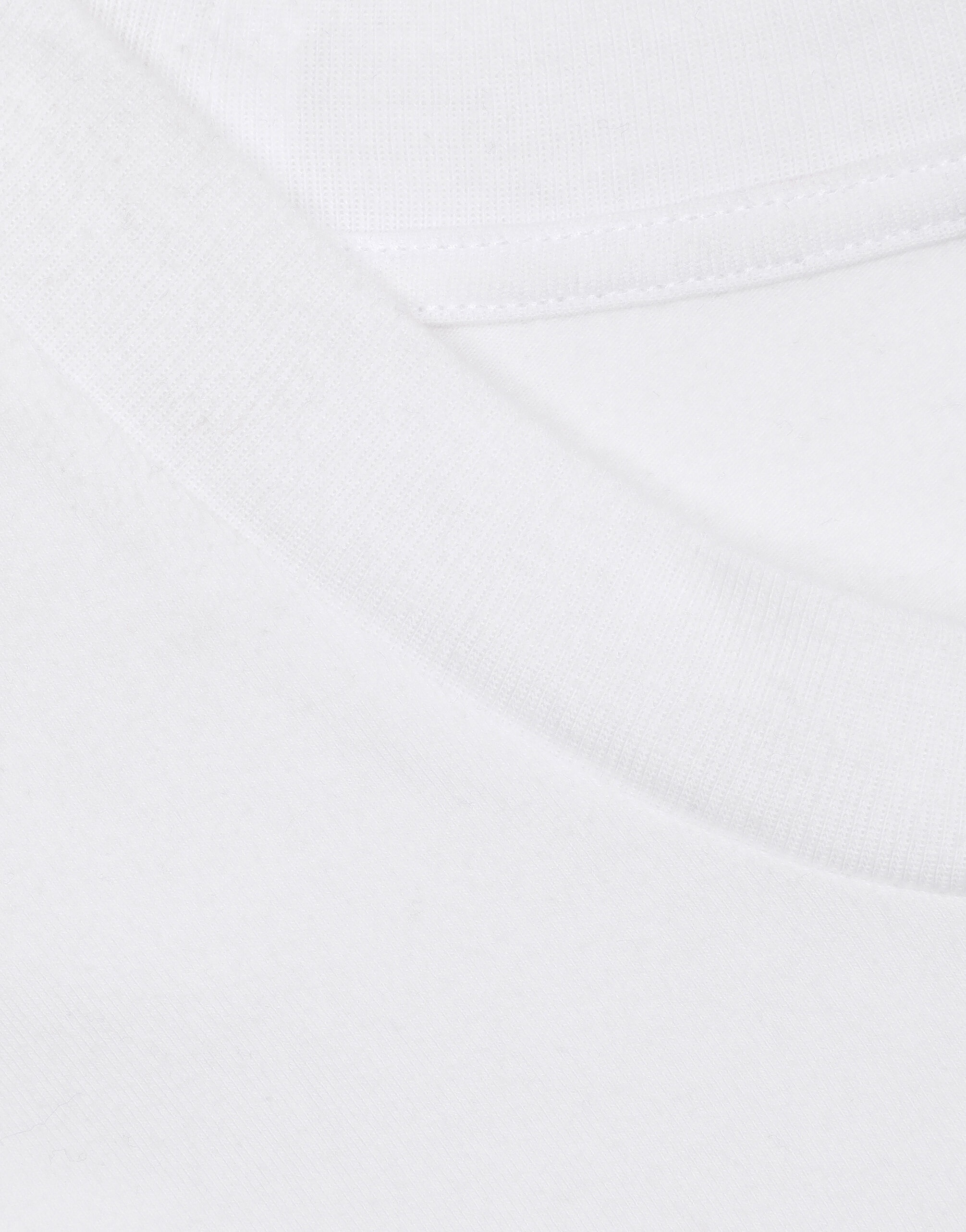 Cropped jersey T-shirt with DG lettering - 3