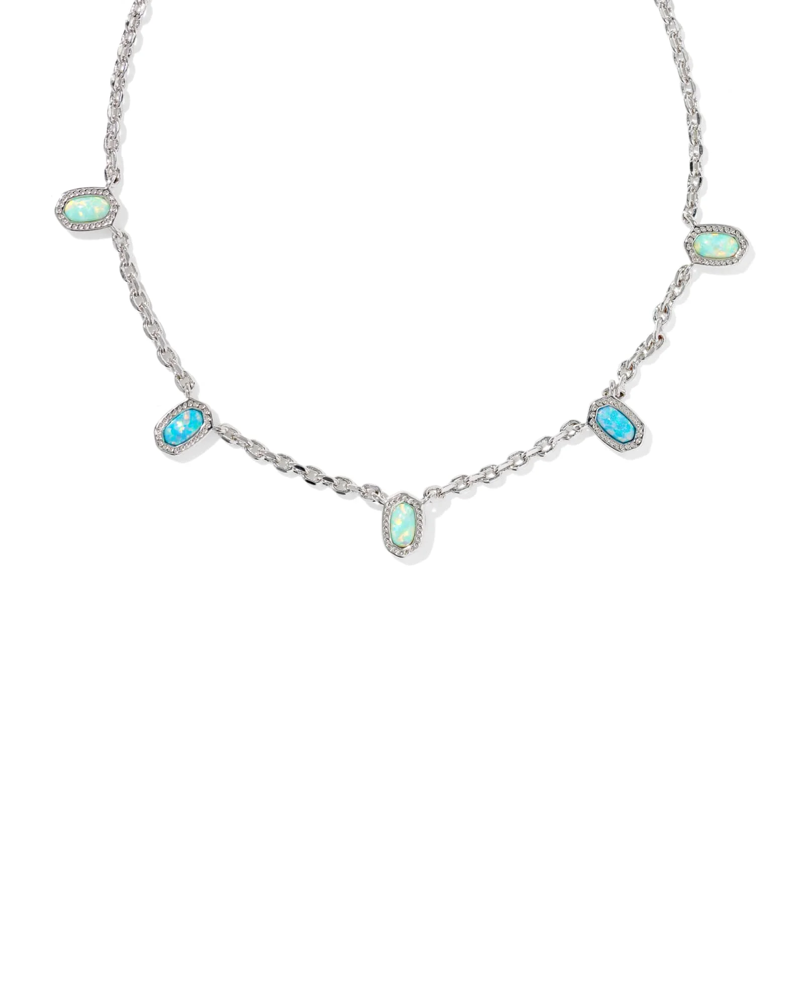 Mini Elisa Silver Strand Necklace - 1