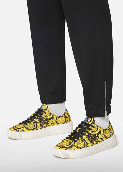 VERSACE Greca Barocco Print Sneakers outlook