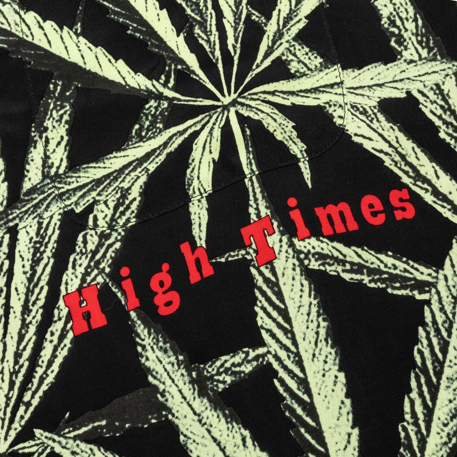 HIGH TIMES S/S HAWAIIAN SHIRT TYPE-1 - BLACK - 5