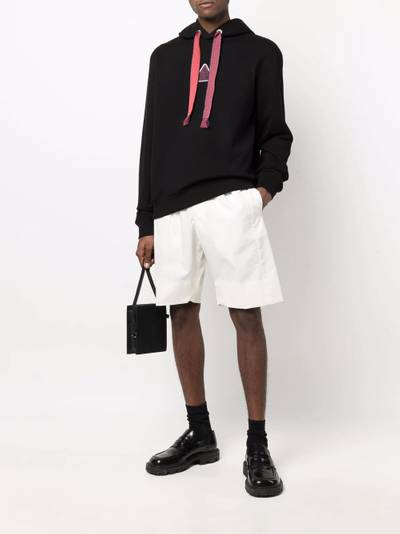 Lanvin logo-print drawstring hoodie outlook