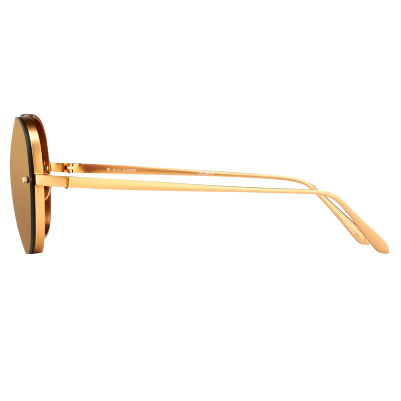 Linda Farrow 307 C8 Aviator Sunglasses 4
