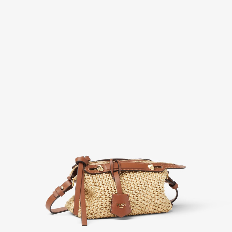 By The Way Soft Mini Woven raffia-effect material mini-bag 4