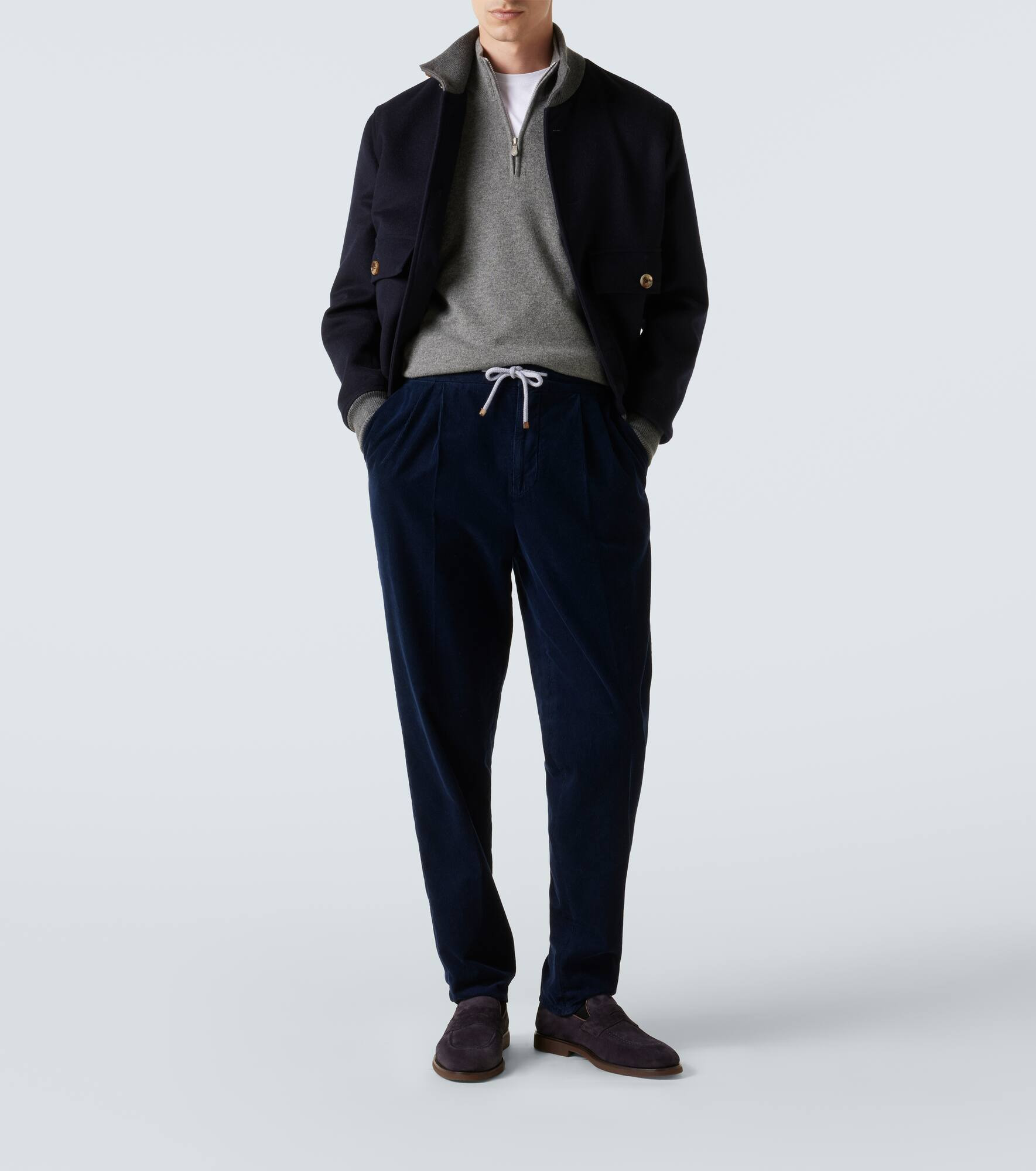 Cashmere half-zip sweater - 2