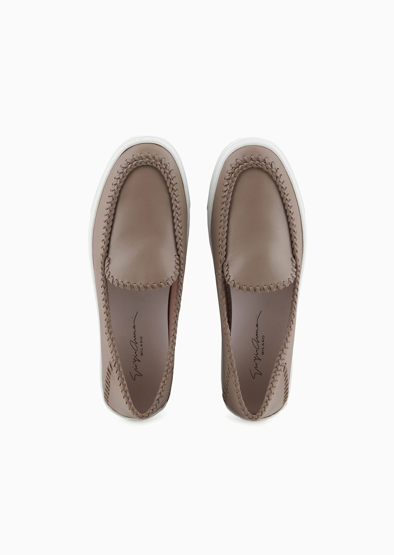 Galleria 3 leather slip-ons - 3