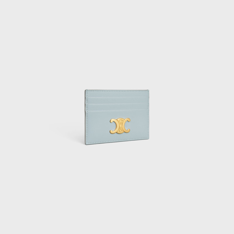 CELINE CARD HOLDER TRIOMPHE IN Shiny calfskin outlook