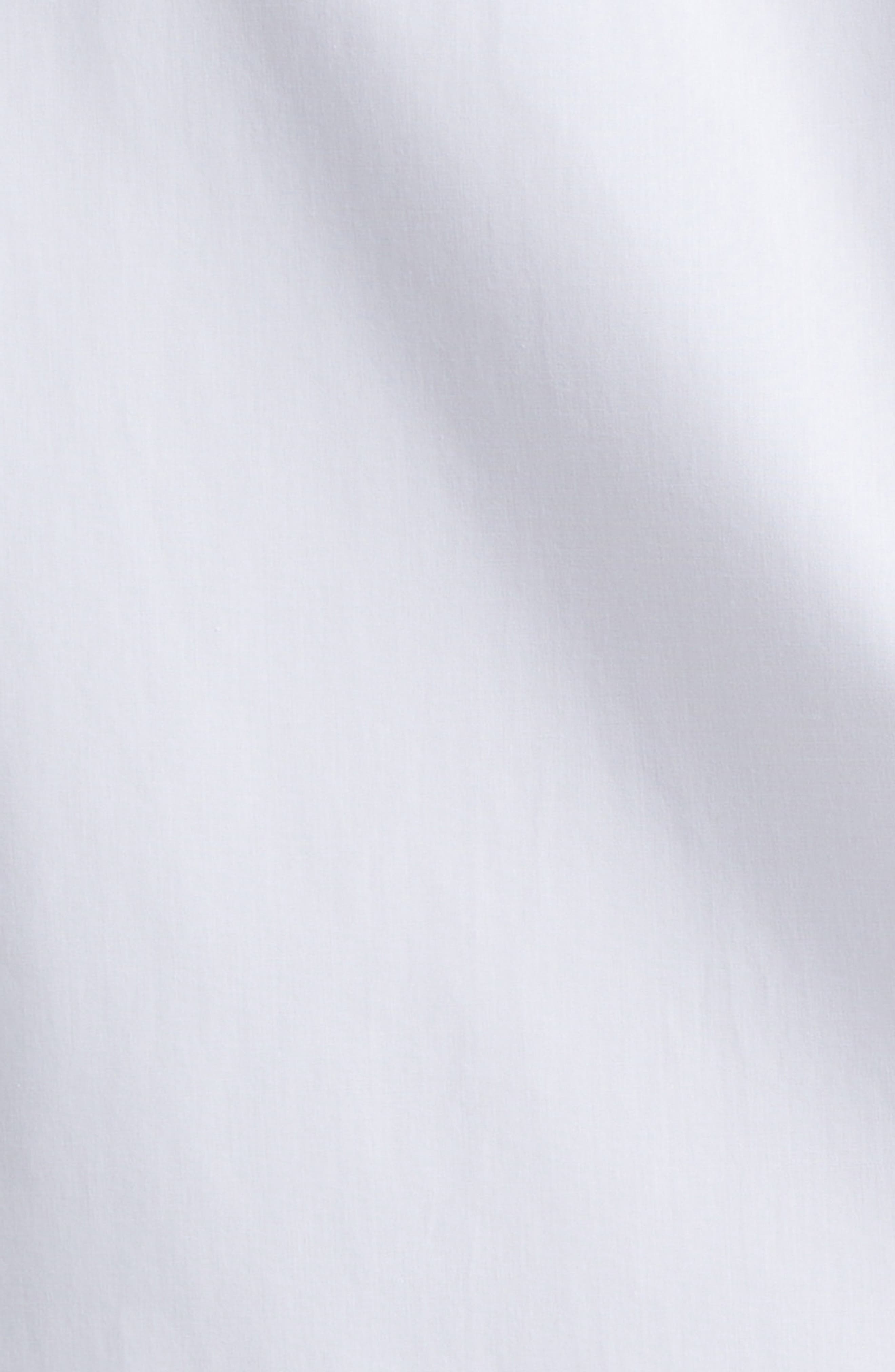 Jacquemus La Chemise Baseball Stretch Cotton Button-Up Shirt in White at Nordstrom - 7