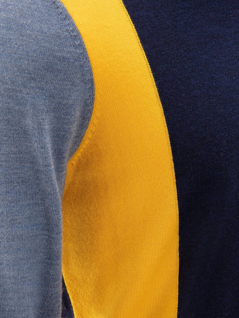 colour-block long-sleeve jumper 5