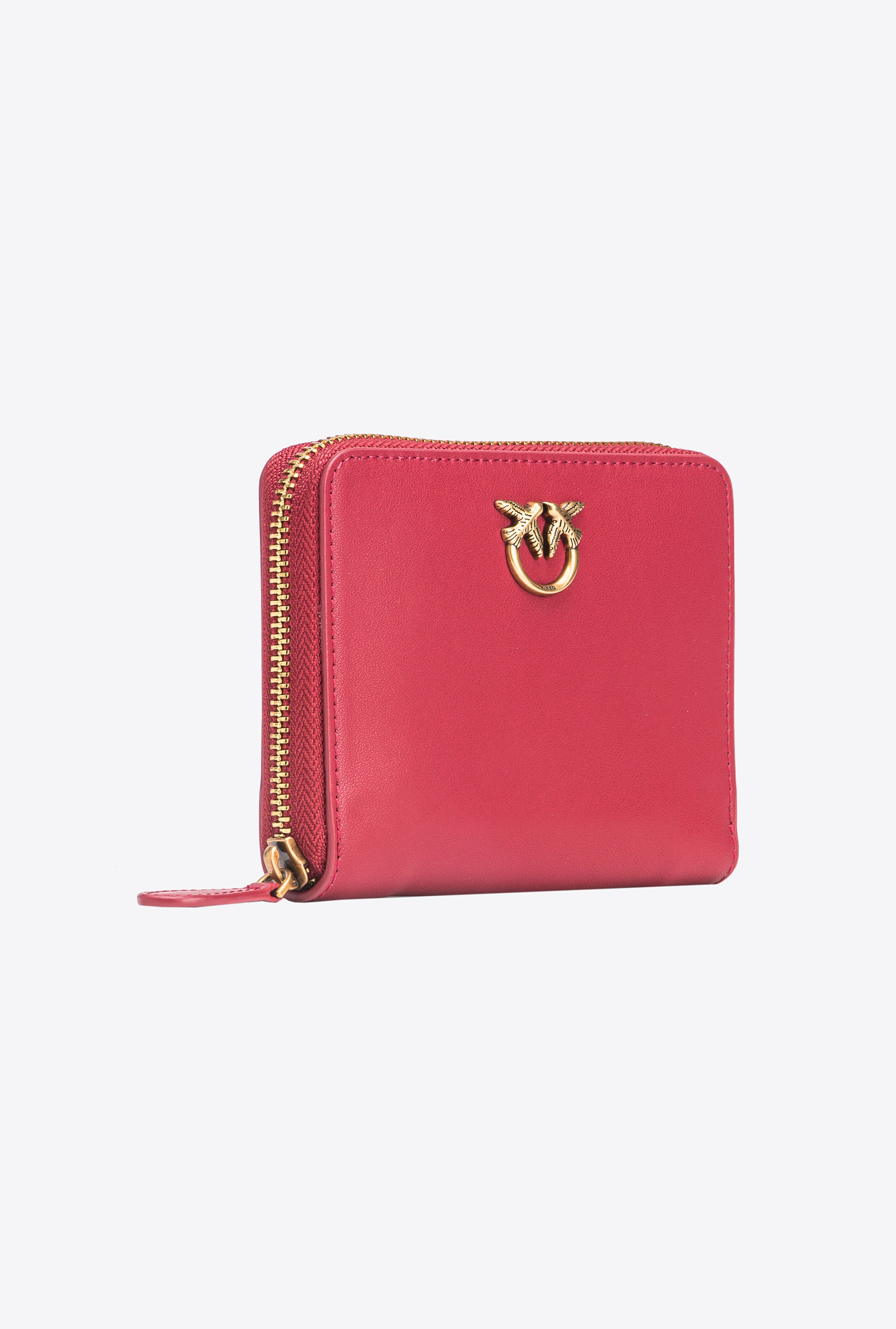 SQUARE LEATHER ZIP-AROUND PURSE - 3
