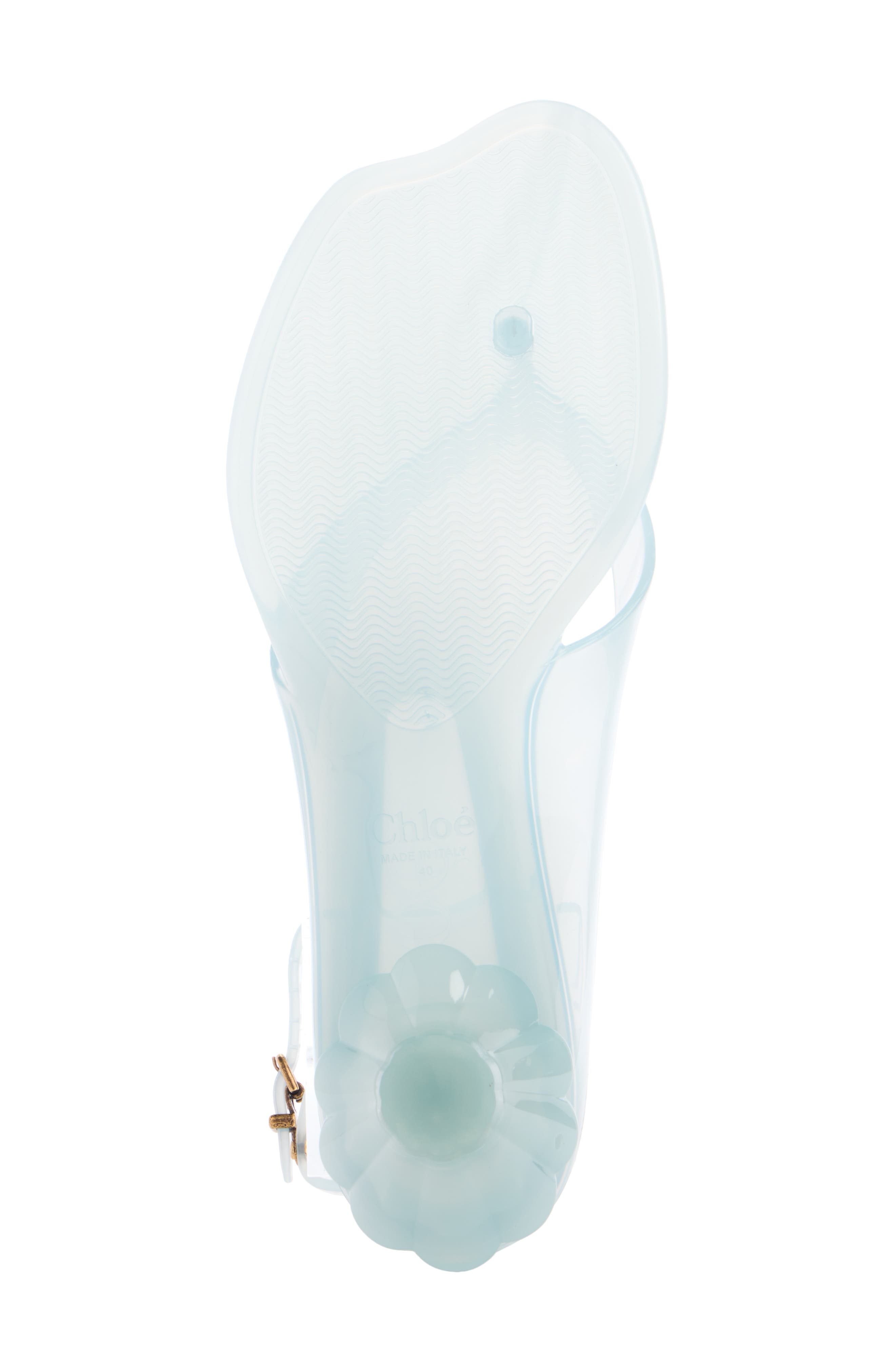 Chloé Jelly Ankle Strap Sandal in Spearmint at Nordstrom - 5