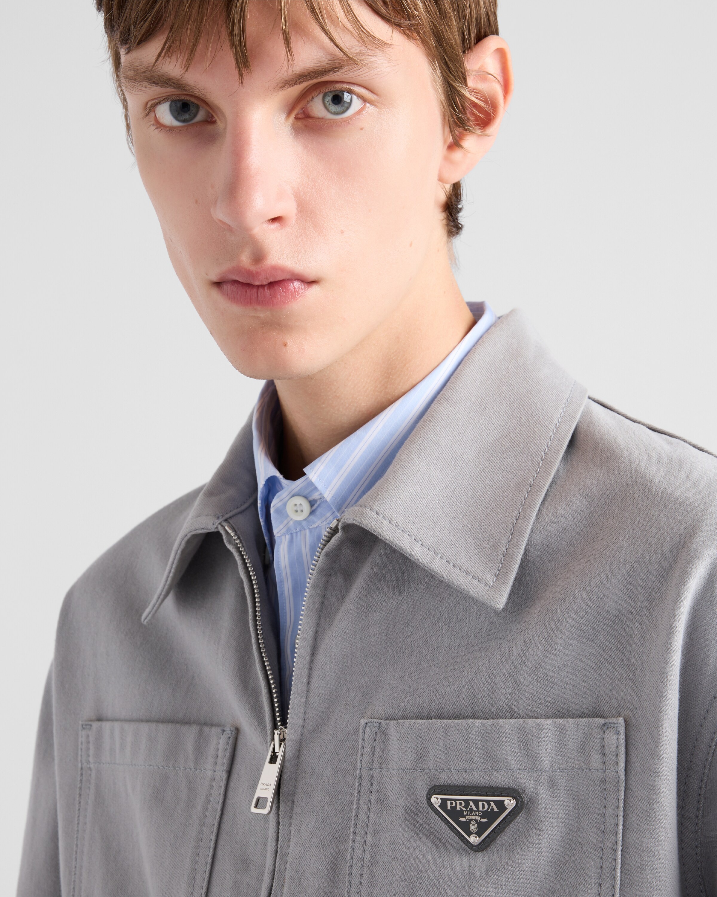Denim blouson jacket - 3