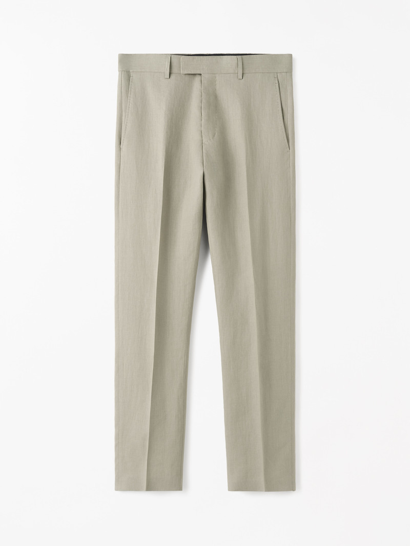 Tense Tapered Linen Trousers 1