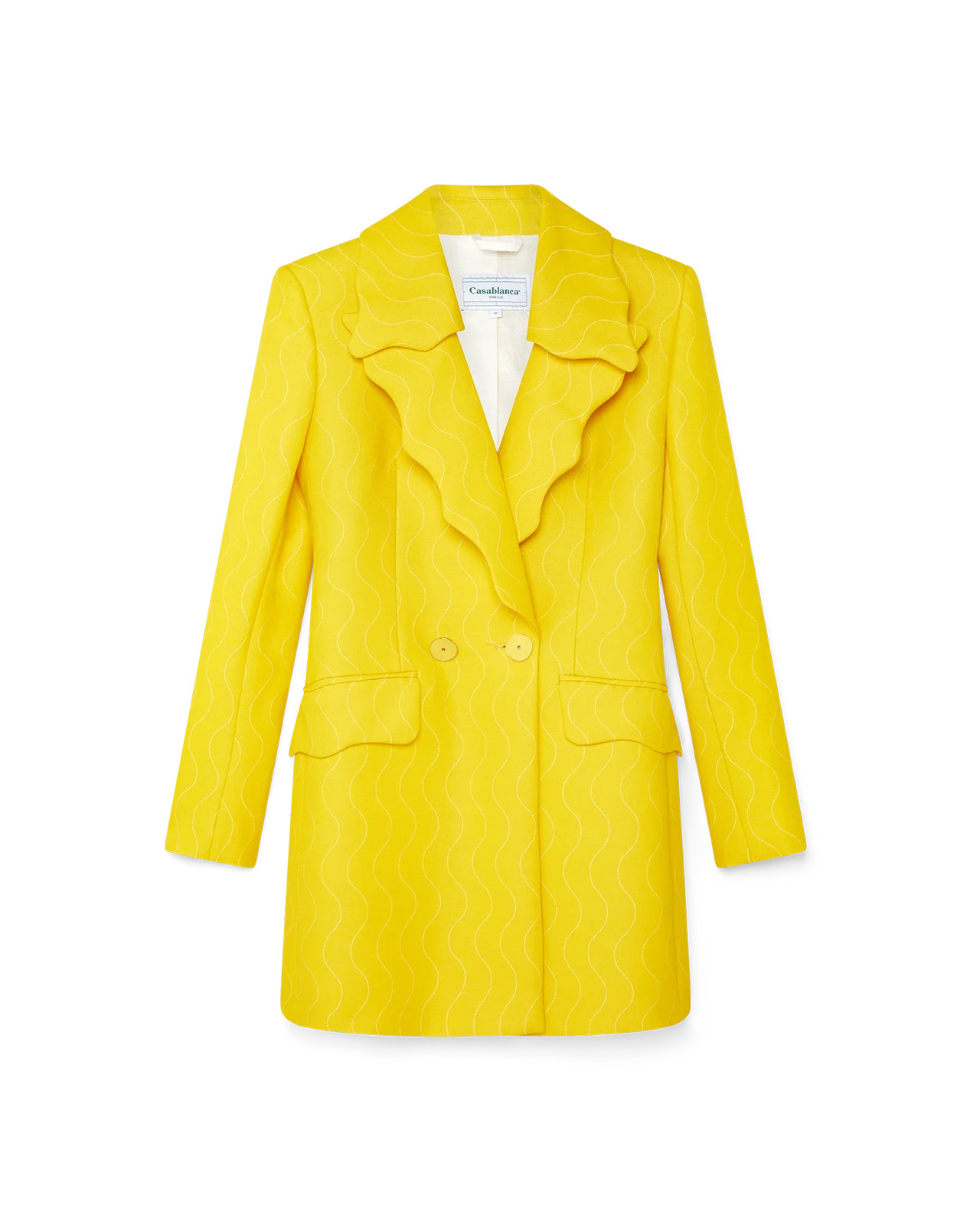 Yellow Wave Dress - 1