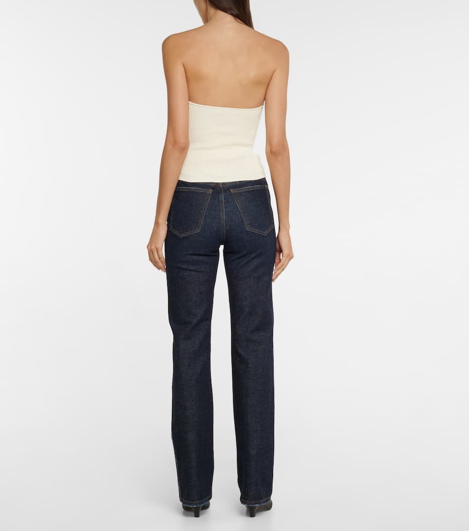Jericho ribbed-knit bustier - 3