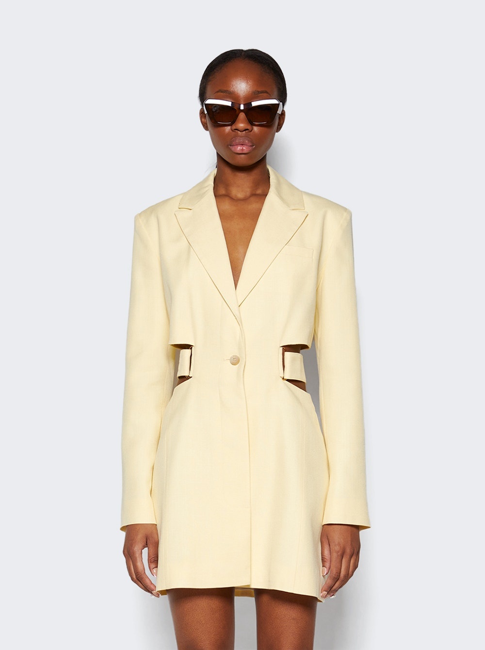 La Robe Bari Dress Pale Yellow - 3