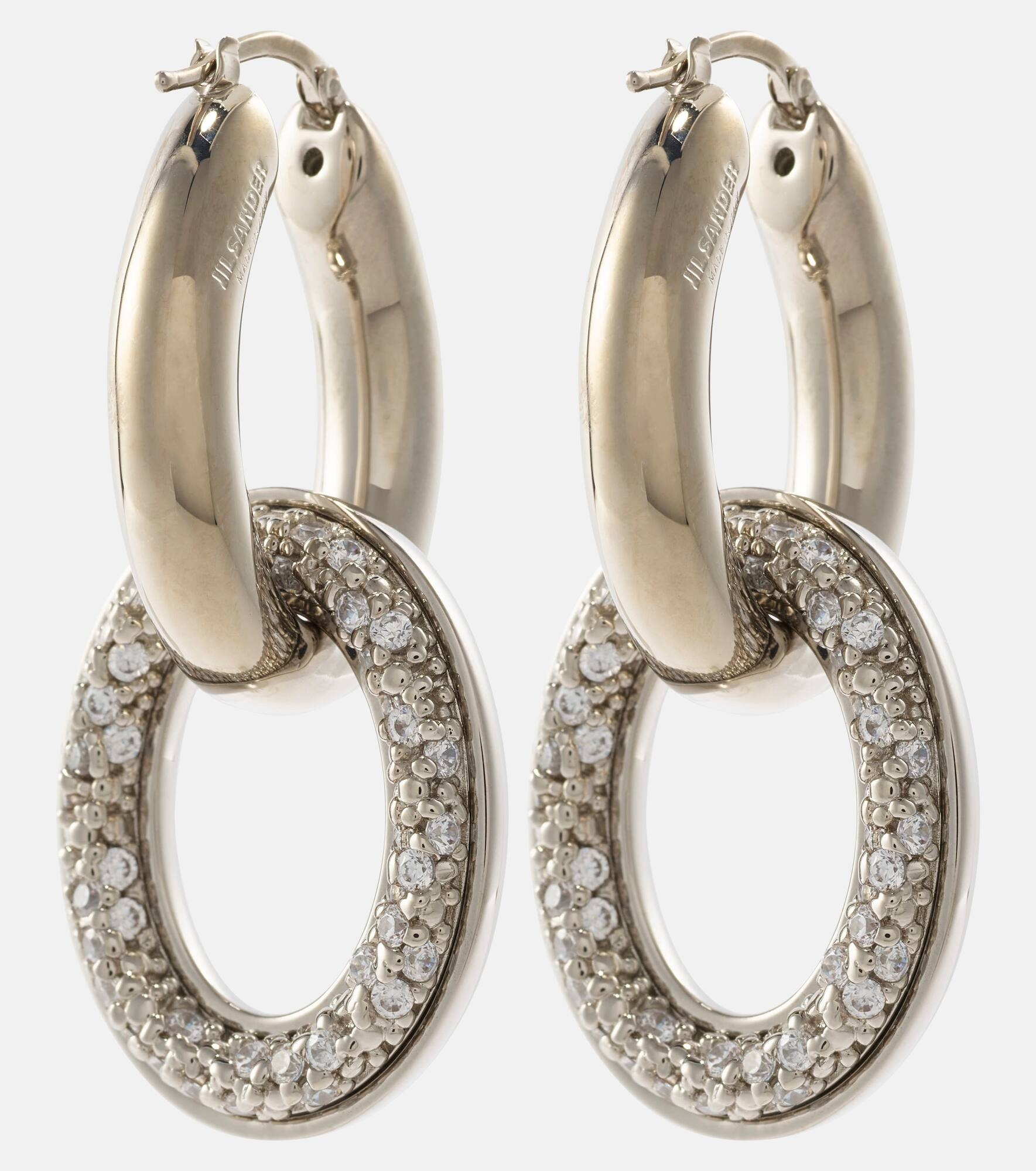 Embellished drop earrings - 1