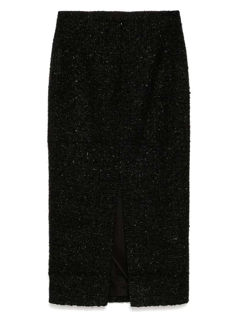 ROLAND MOURET boucle midi skirt outlook