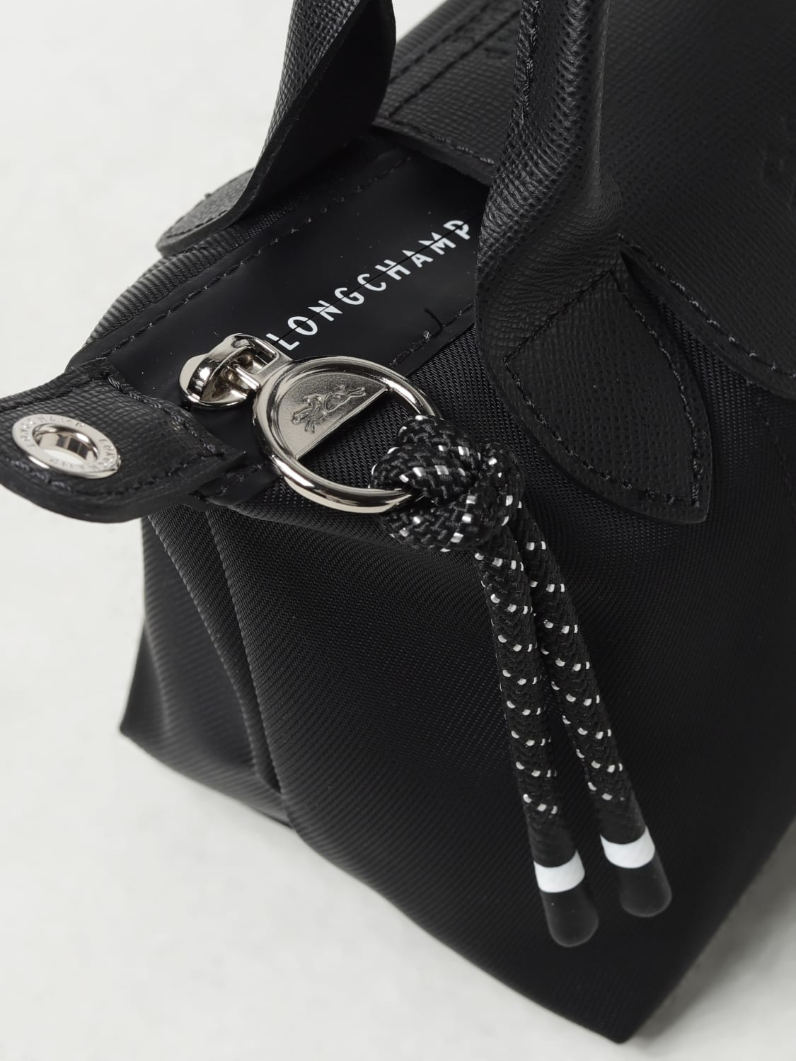Longchamp Le Pliage Energy XS bag in recycled nylon and grained leather - 3