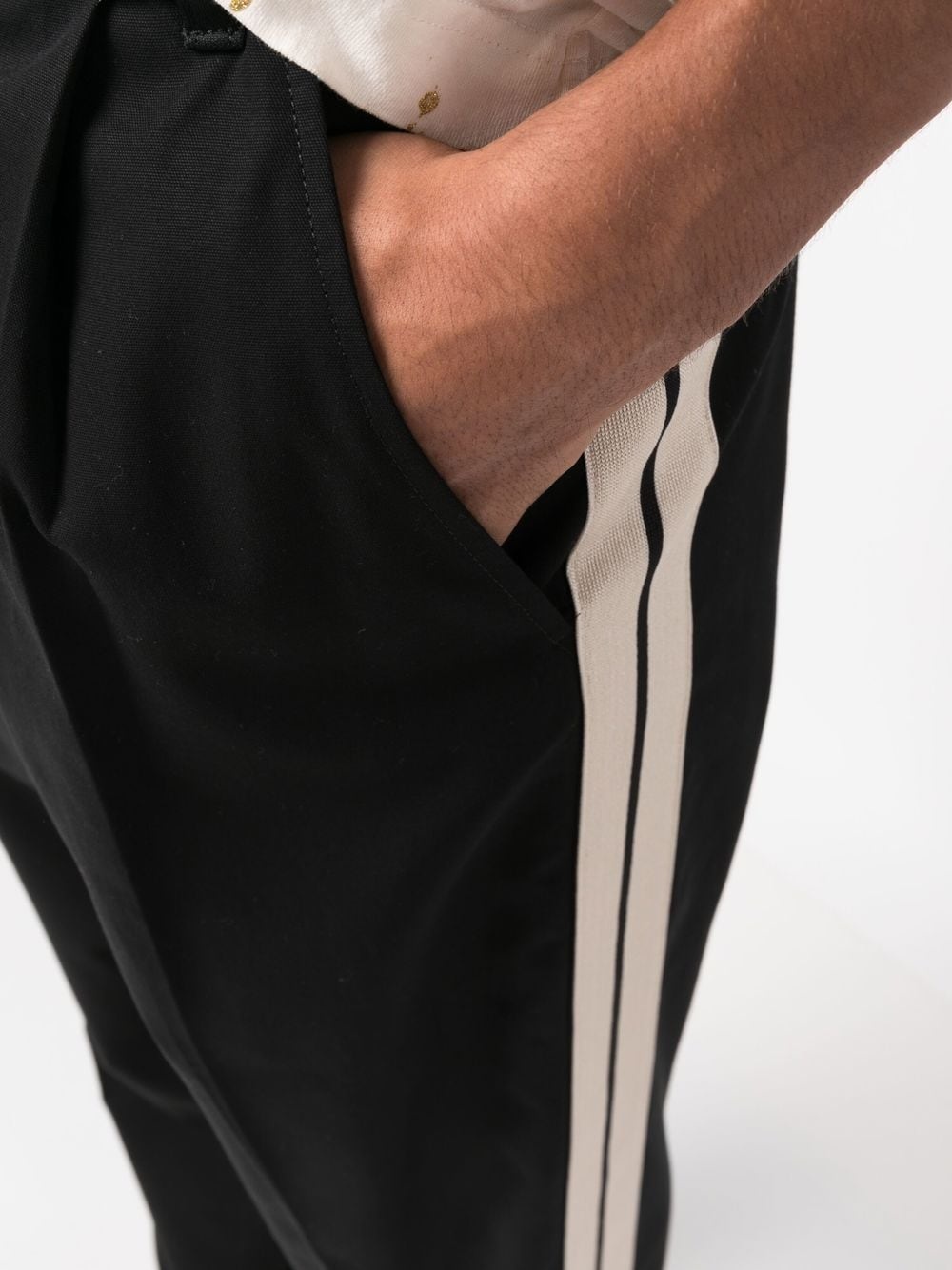 side-stripe track pants - 5