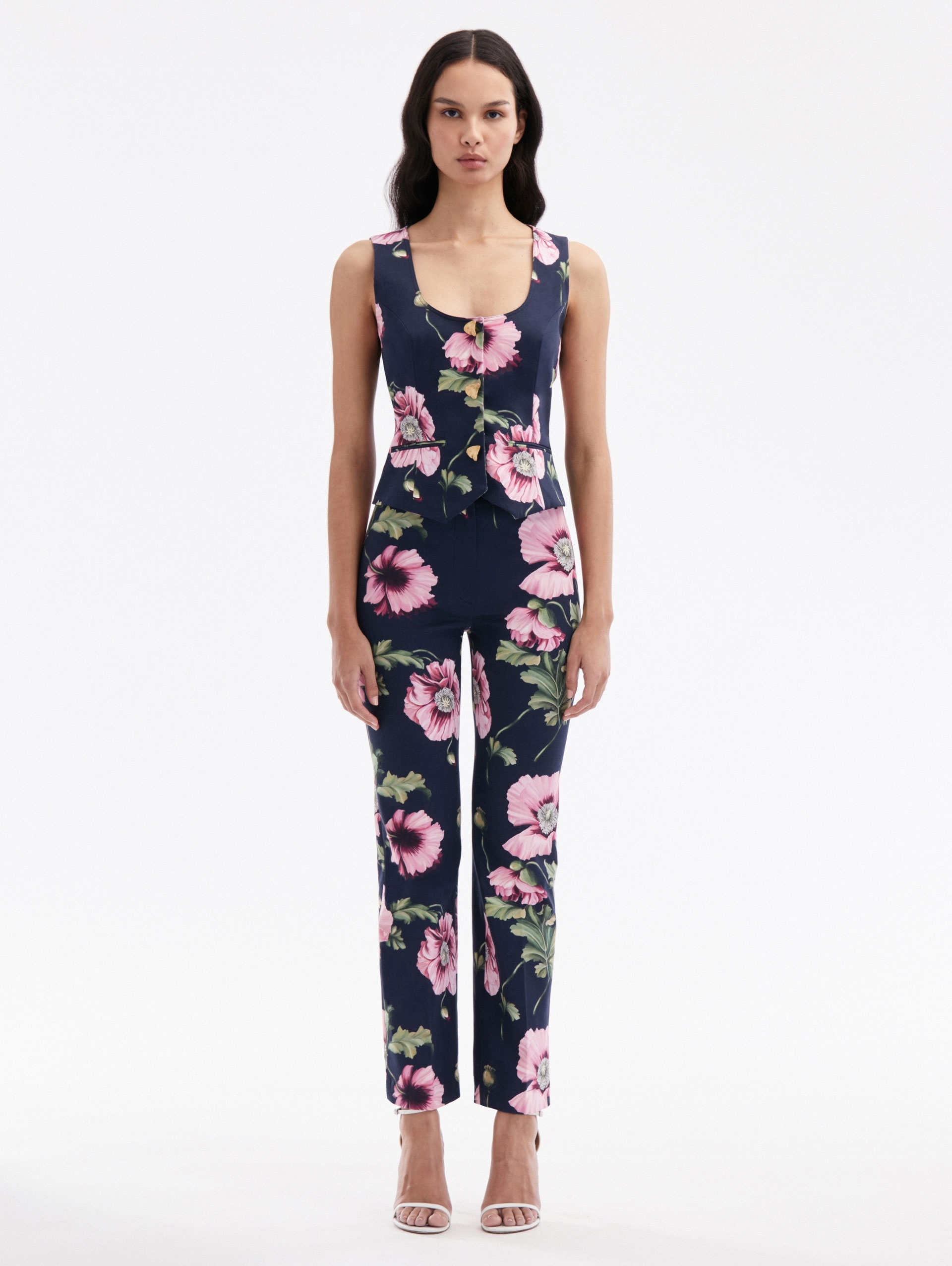 POPPY COTTON TWILL VEST - 2