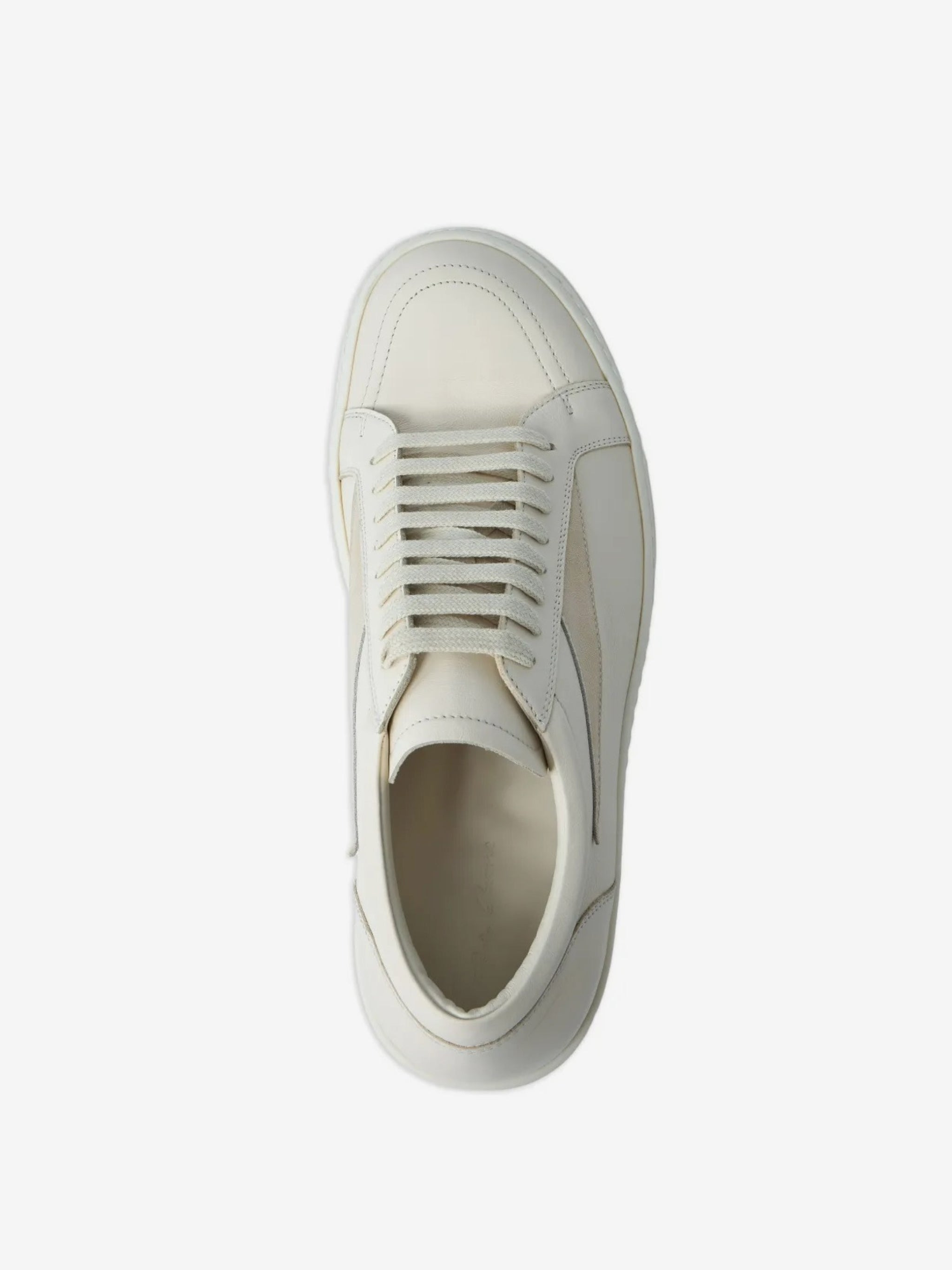 RICK OWENS - Men Leather Vintage Sneakers - 5