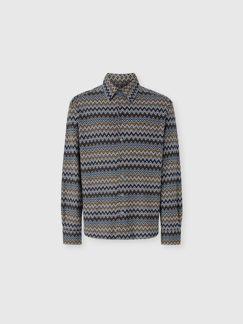 Zig zag cotton shirt 1