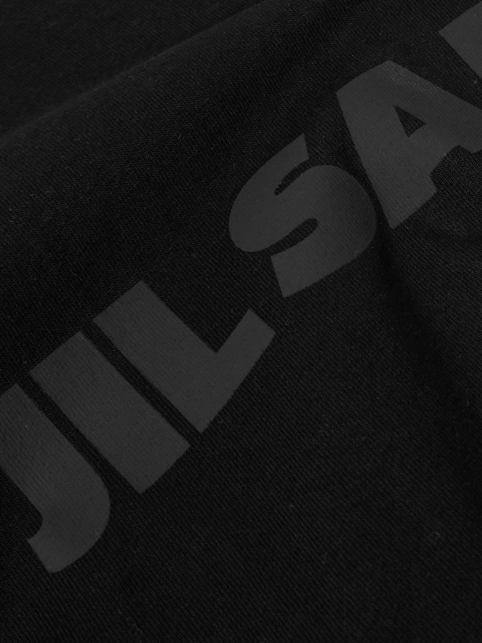 Logo-Print Cotton-Jersey T-Shirt Black - 4