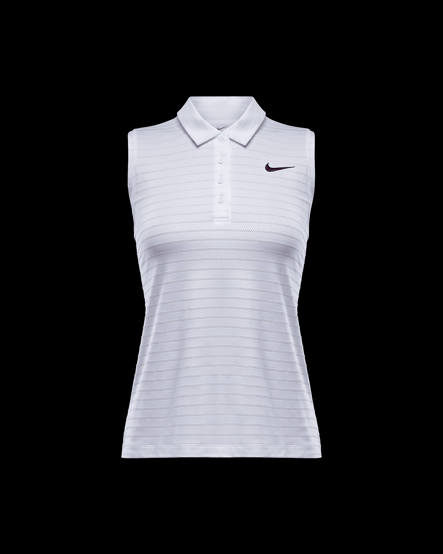 Nike Victory Women's Dri-FIT Sleeveless Striped Golf Polo - 6