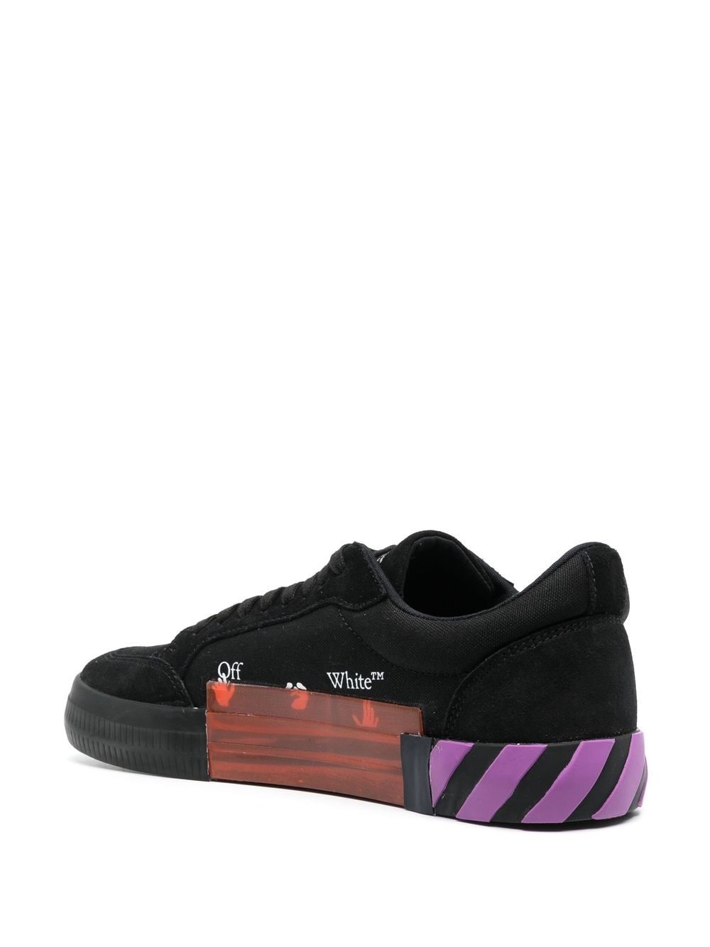 Low Vulcanized lace-up sneakers - 3