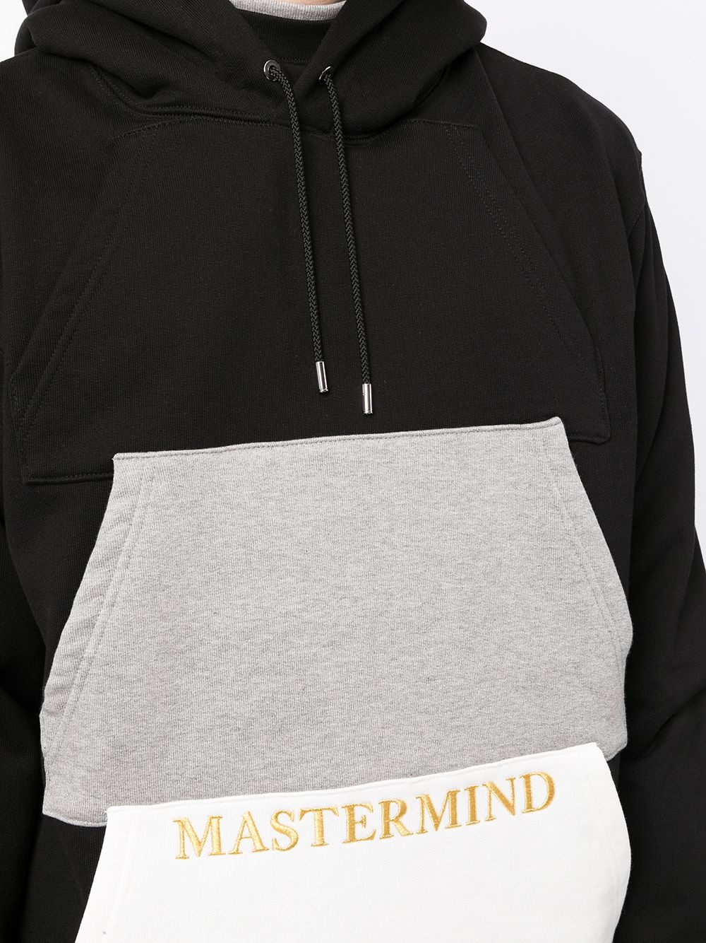 embroidered logo hoodie - 5