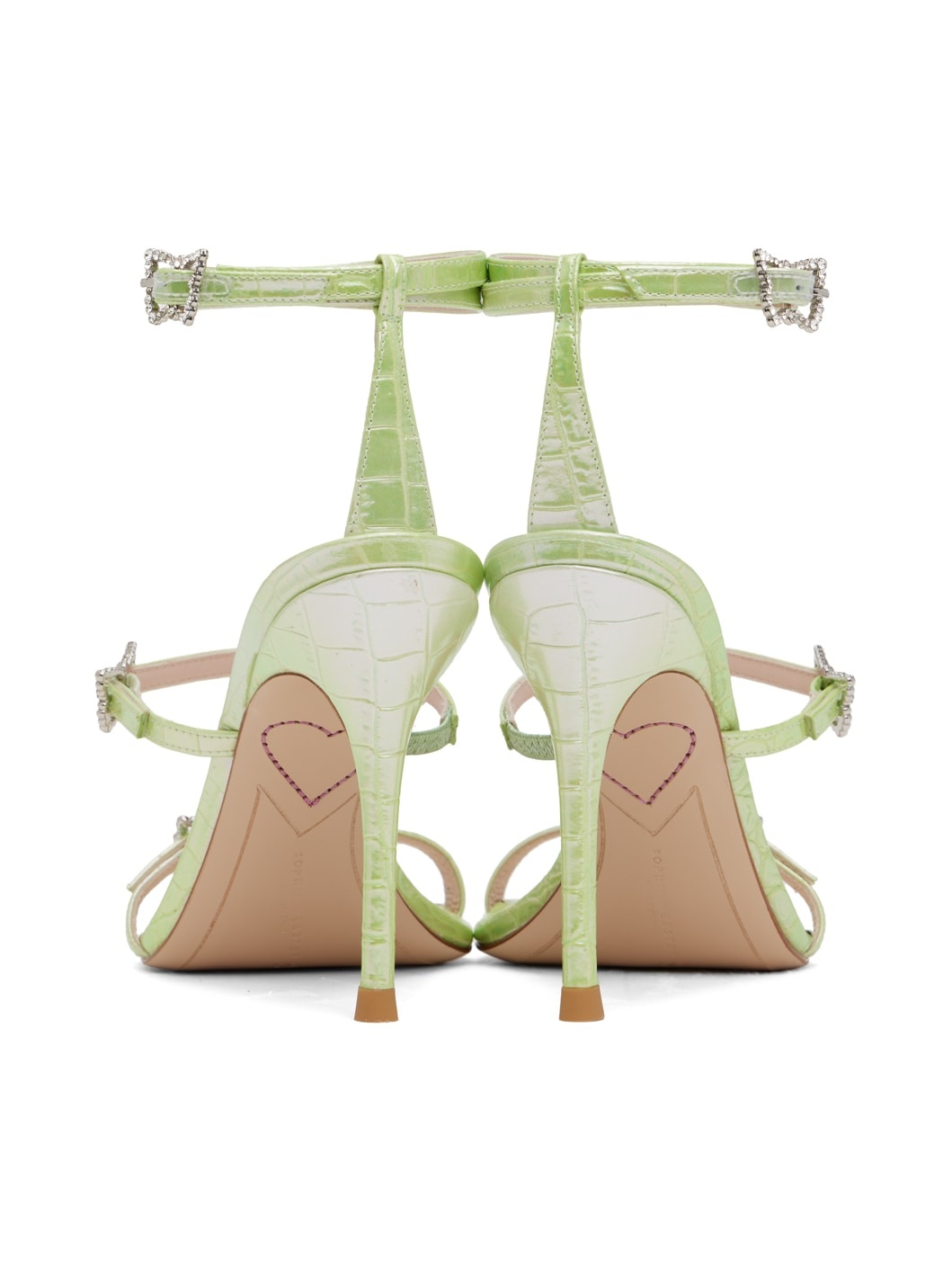 Green Venus Heeled Sandal - 2