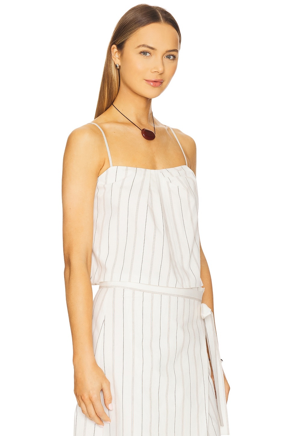 Seedling Stripe Draped Front Tank - 2