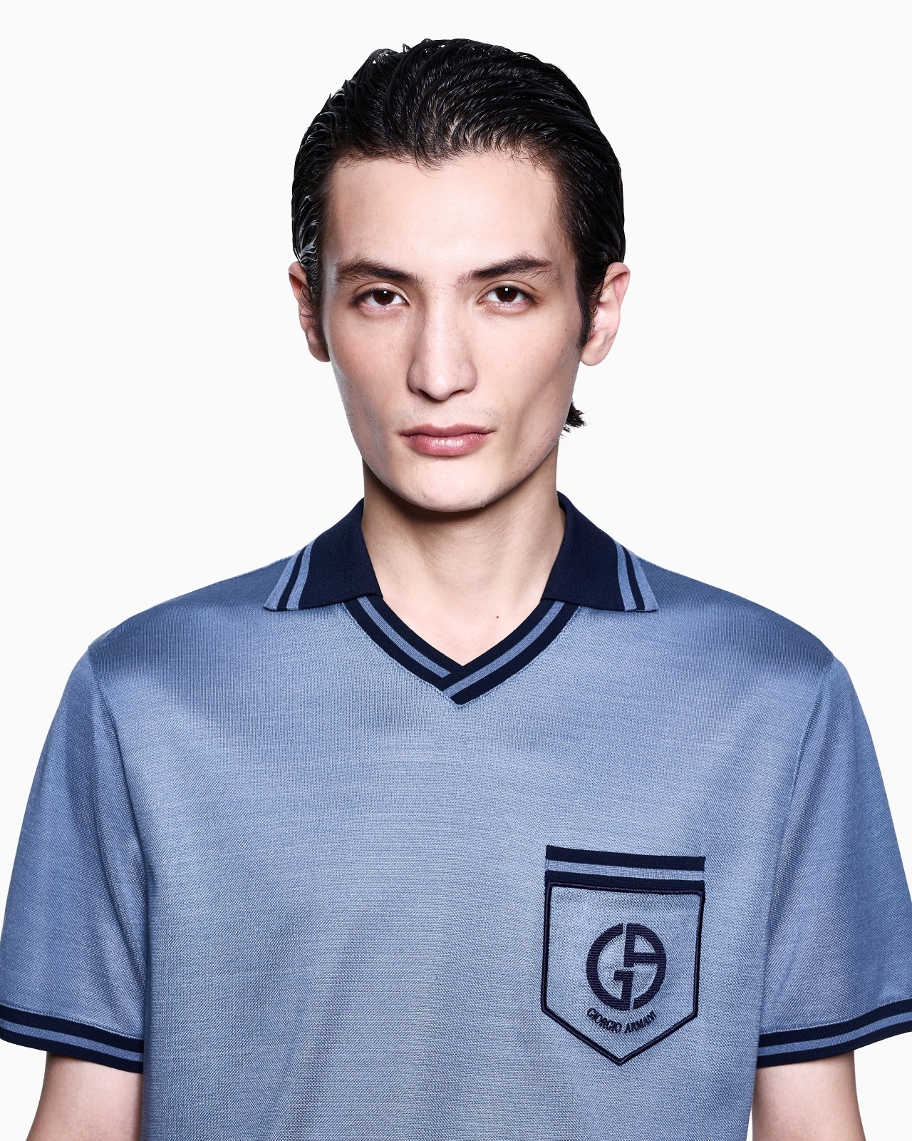 SILK PIQUÉ JERSEY POLO SHIRT - 5