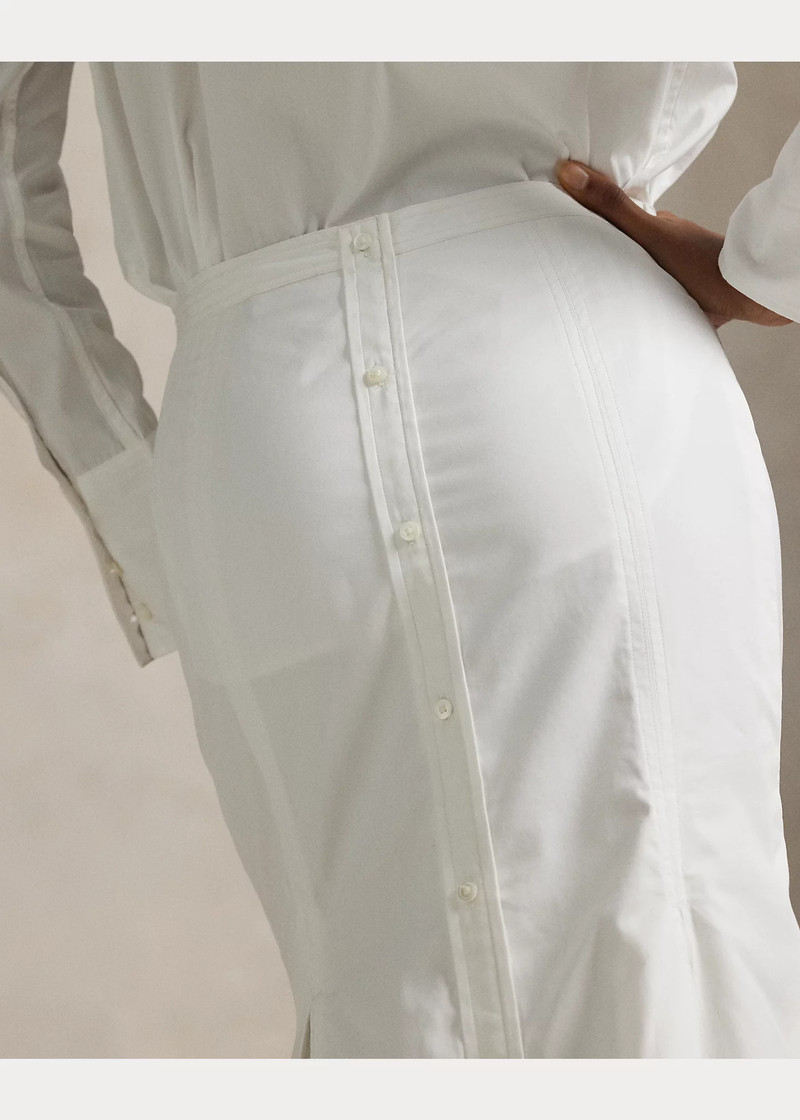 Cotton Fit-and-Flare Maxiskirt 5
