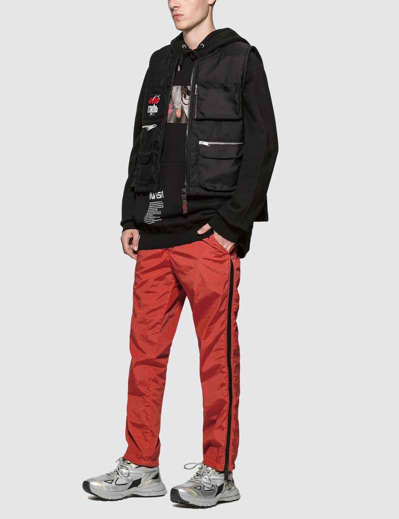 SIDE ZIP WASHED PANTS 4