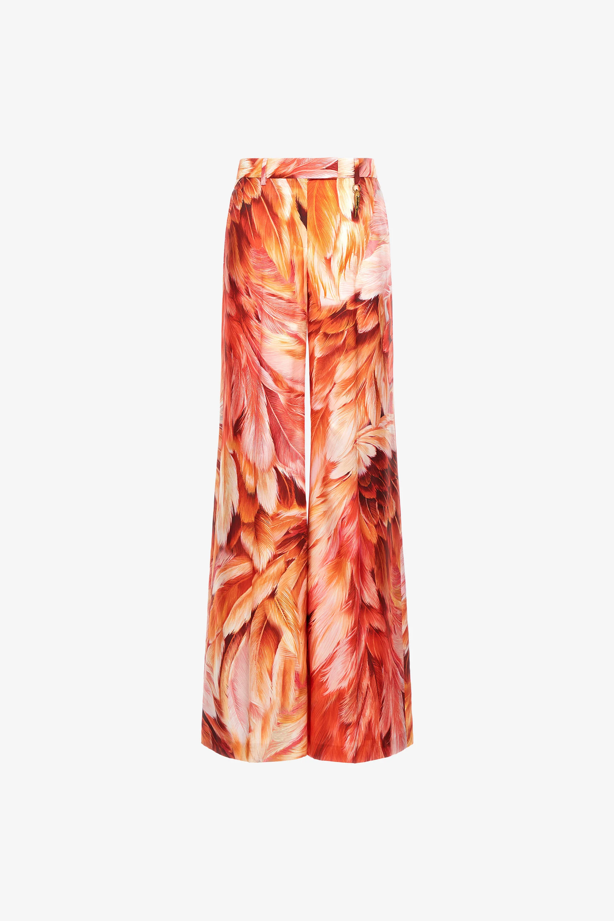 Plumage print trousers - 1