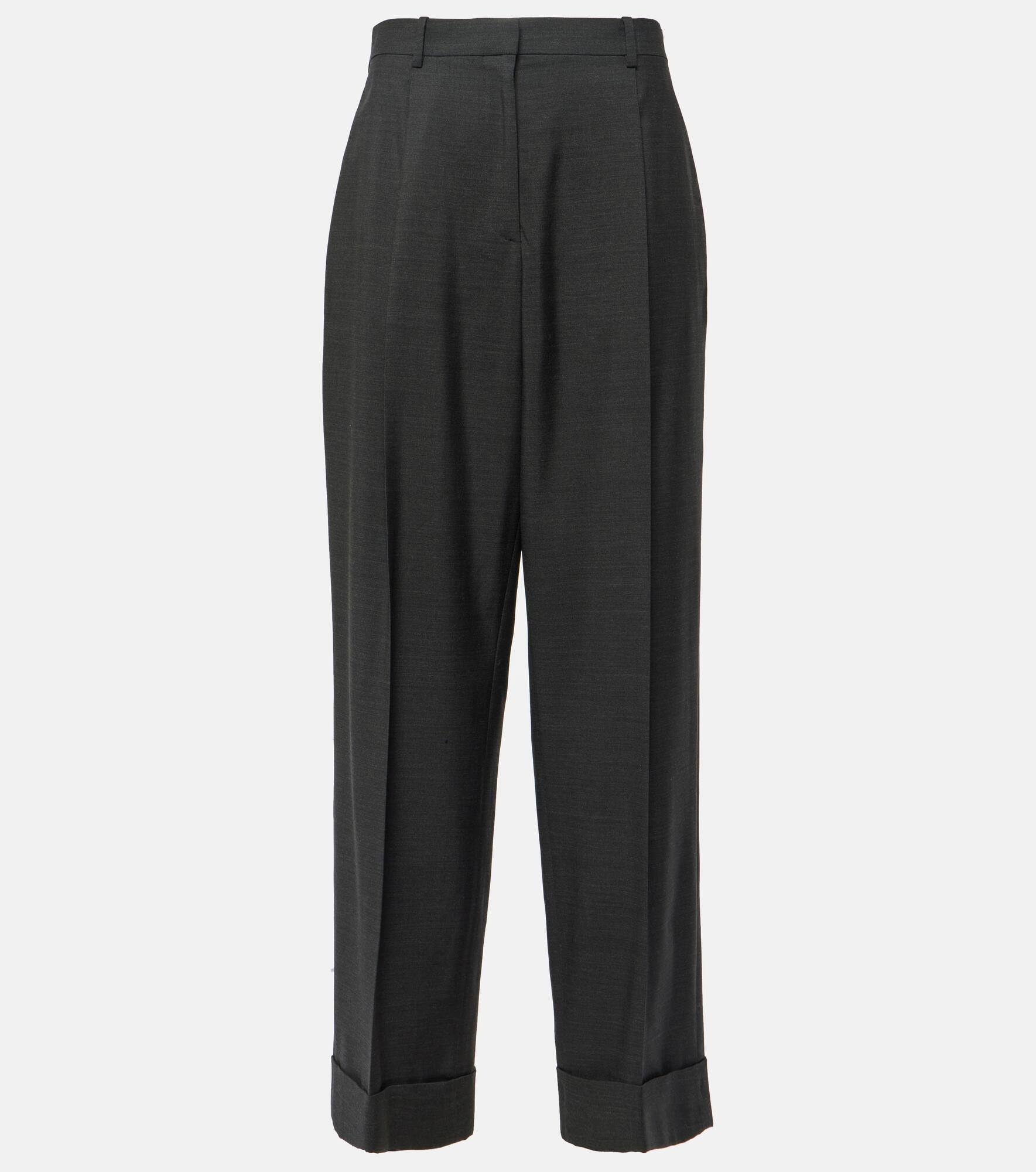Tor virgin wool palazzo pants - 1