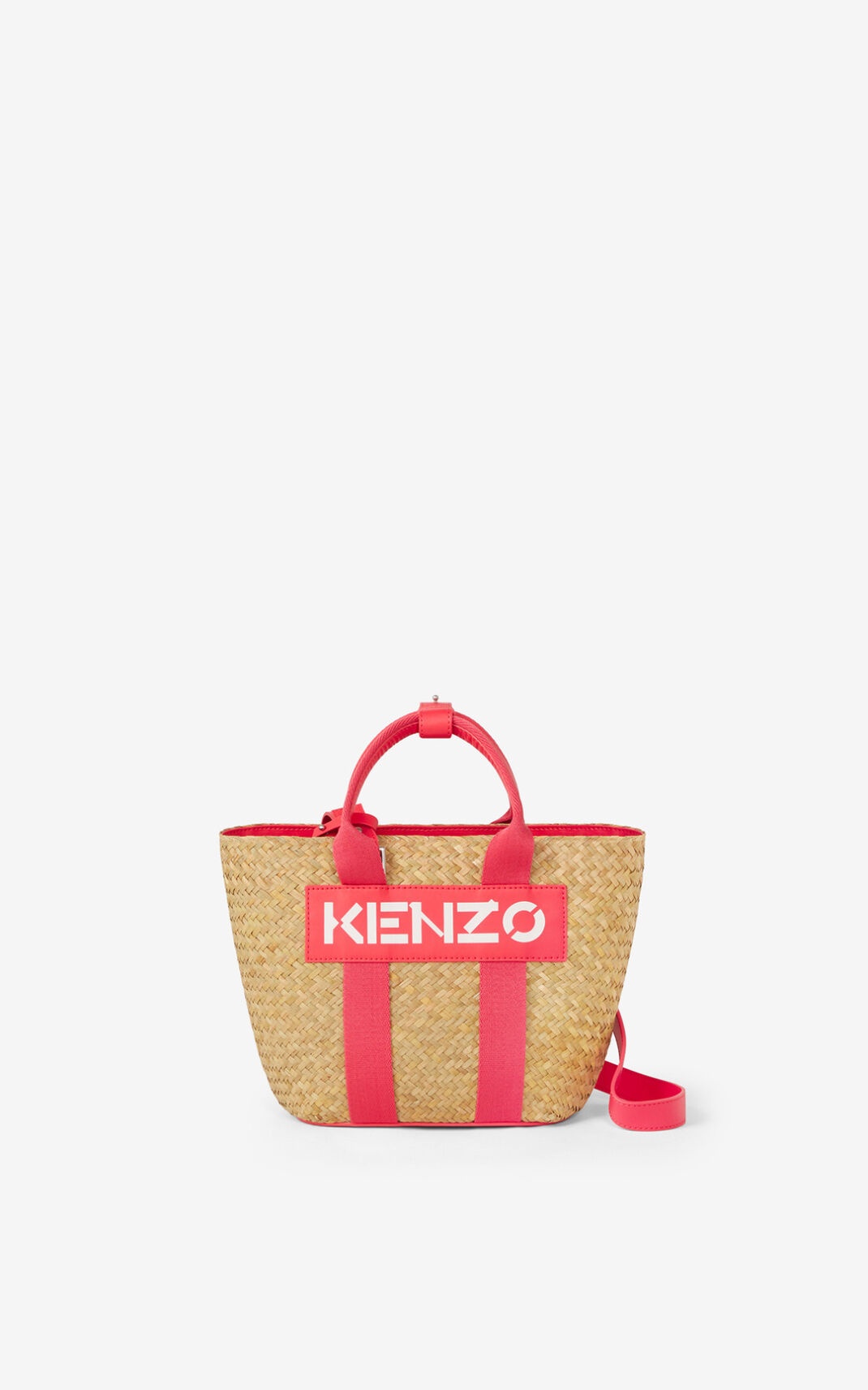 Small KENZO Logo raffia basket - 3