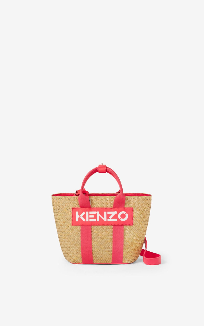 Small KENZO Logo raffia basket 3